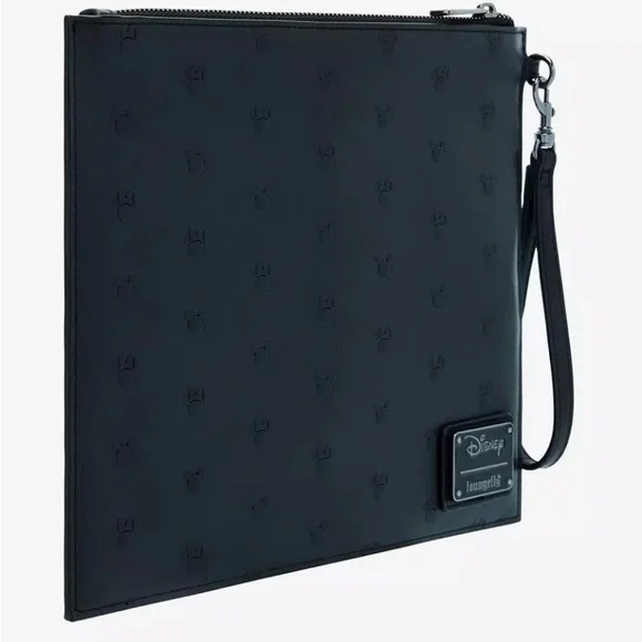 Loungefly Disney Mickey & Minnie
Silhouette Allover Embossed Wristlet
Pouch NWT - Picture 2 of 8